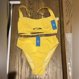 NWT: Dandelion Haze Yellow Bikini Set